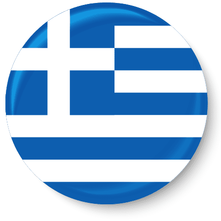 דגל יוון - עיגול